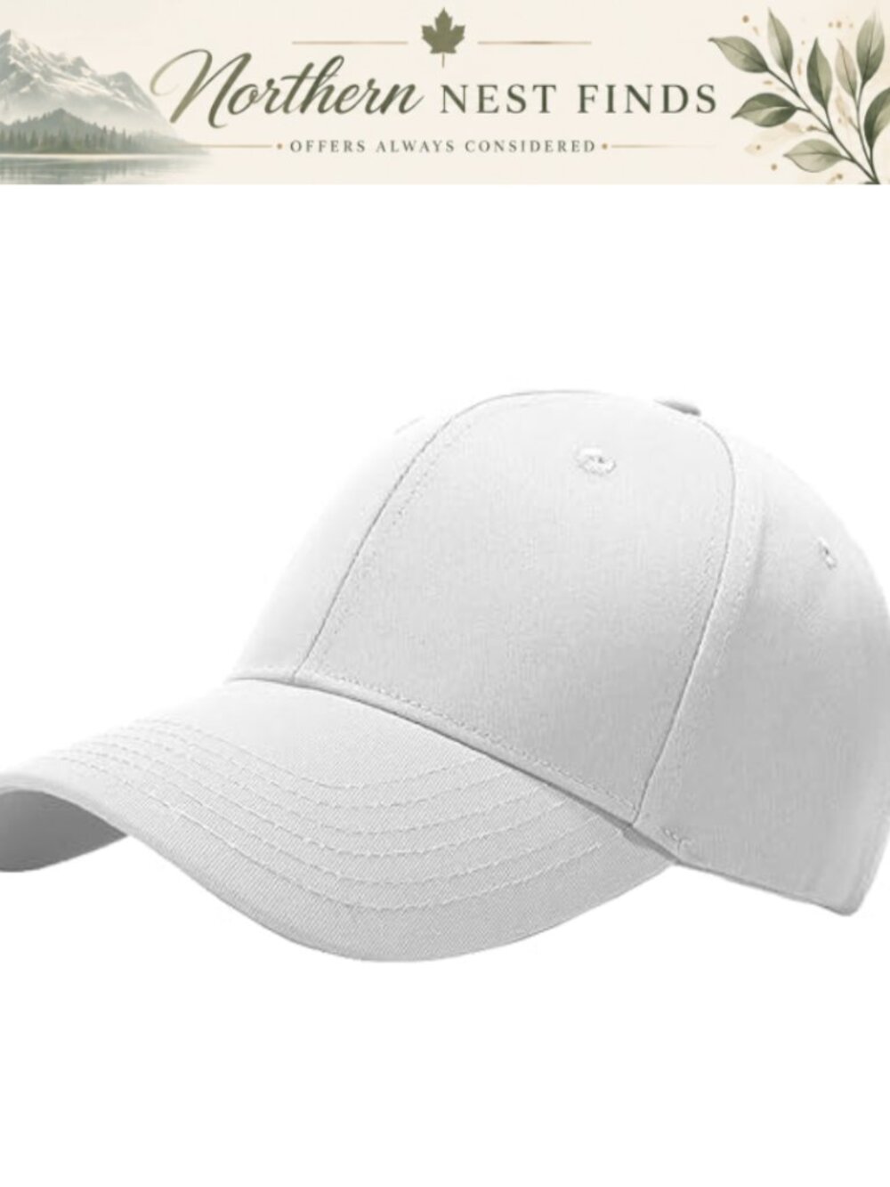 Cotton Adjustable Baseball Cap Unstructured Golf Dad Hat for Running Outdoor